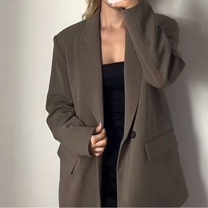 Zara khaki blazer